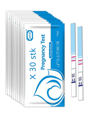 hjælpeløshed navn dart Graviditetstest Strips – 30 stk | Billige Tester Pro